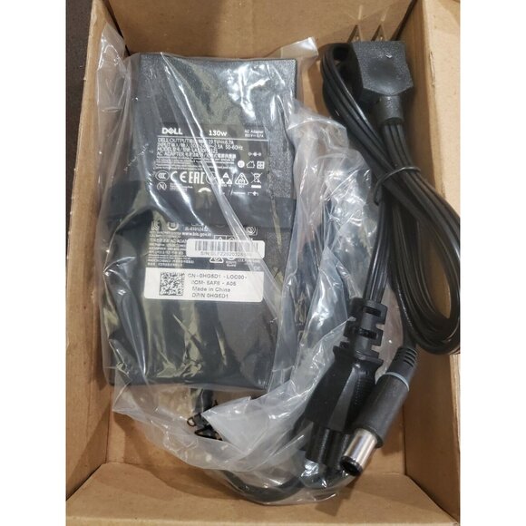 New DellGenuine 130W PA-4E AC Adapter With Large tip 7.4m Connector